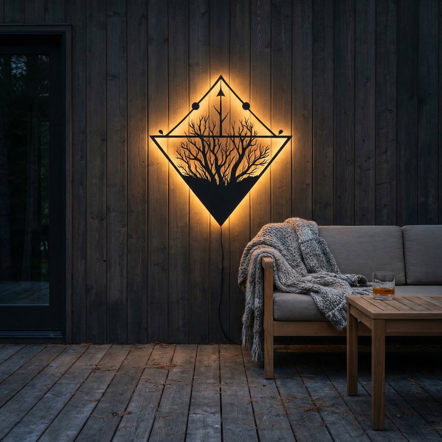 Sacred Grove | Trees & Forest Metal Wall Art