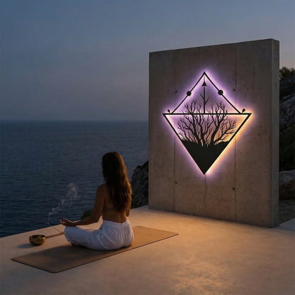 Sacred Grove | Trees & Forest Metal Wall Art