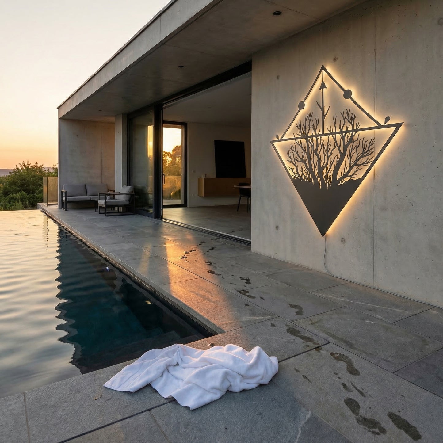 Sacred Grove | Trees & Forest Metal Wall Art