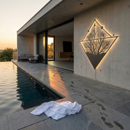 Sacred Grove | Trees & Forest Metal Wall Art