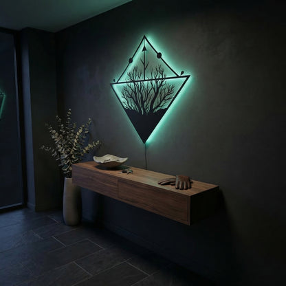 Sacred Grove | Trees & Forest Metal Wall Art