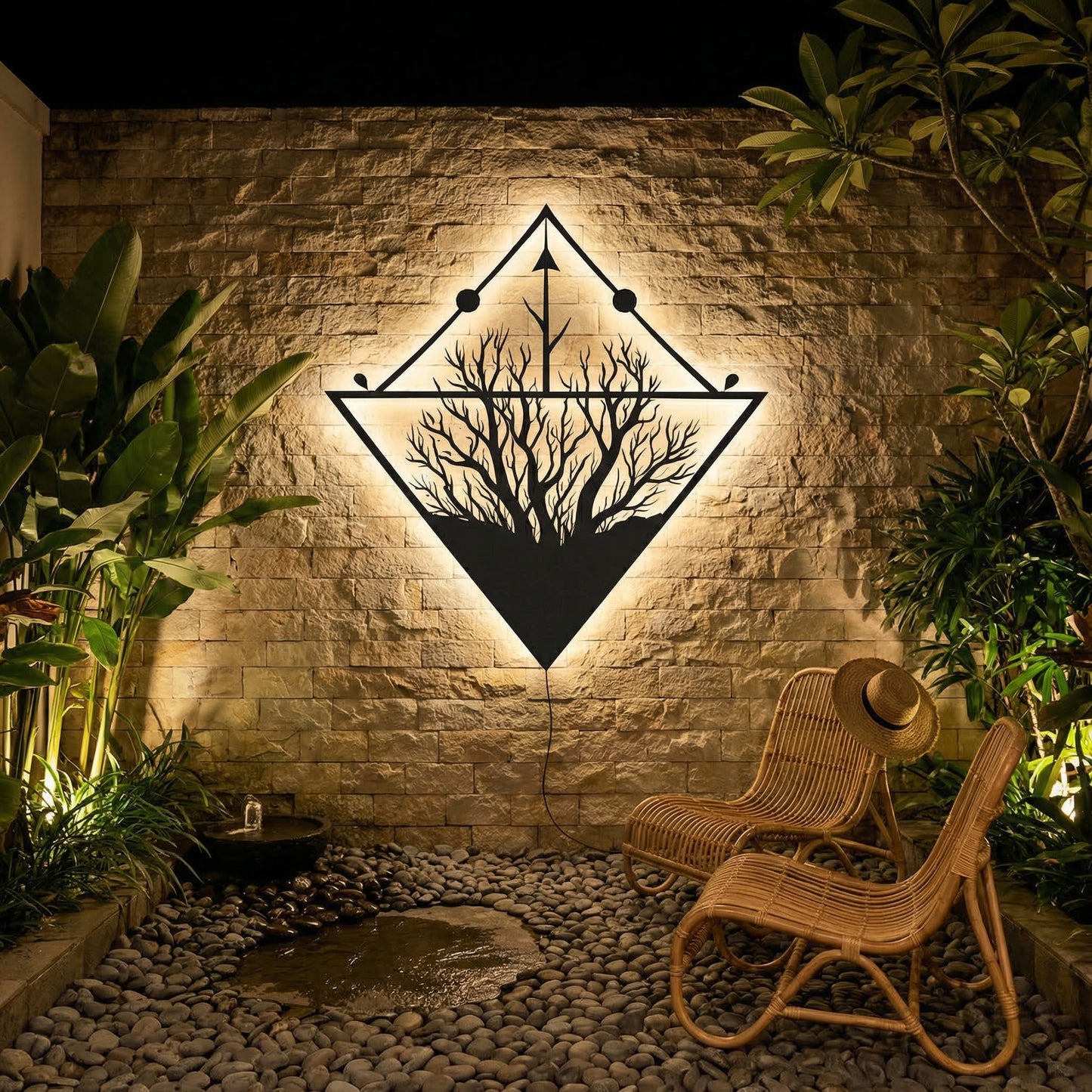 Sacred Grove | Trees & Forest Metal Wall Art