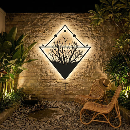 Sacred Grove | Trees & Forest Metal Wall Art