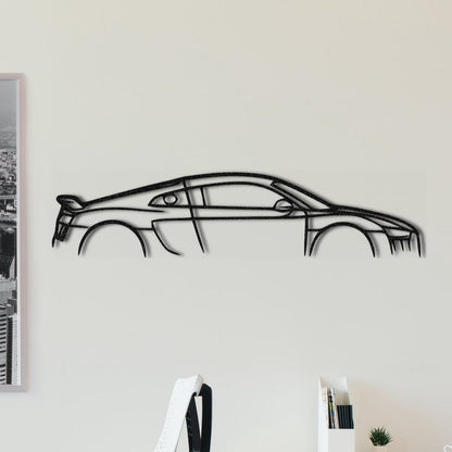 Audi R8 Metall-Wandkunst