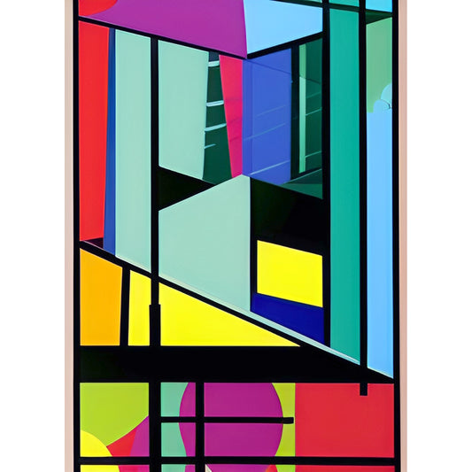 Abstract Metal Poster