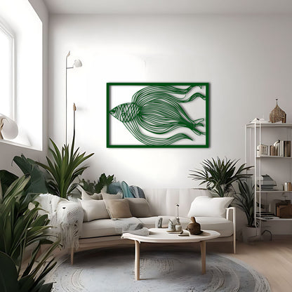 Abstract Fish Art Unique Gift for Fish and Ocean Lovers