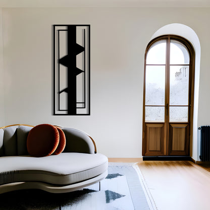 Abstract Wall Art Inspired by Adolf Hölzel's De Stijl Style