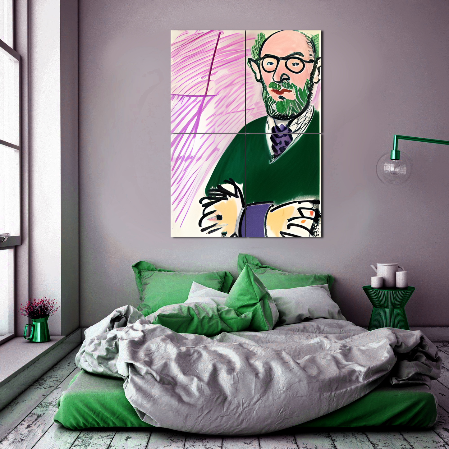 Henri Matisse Portrait Metal Poster