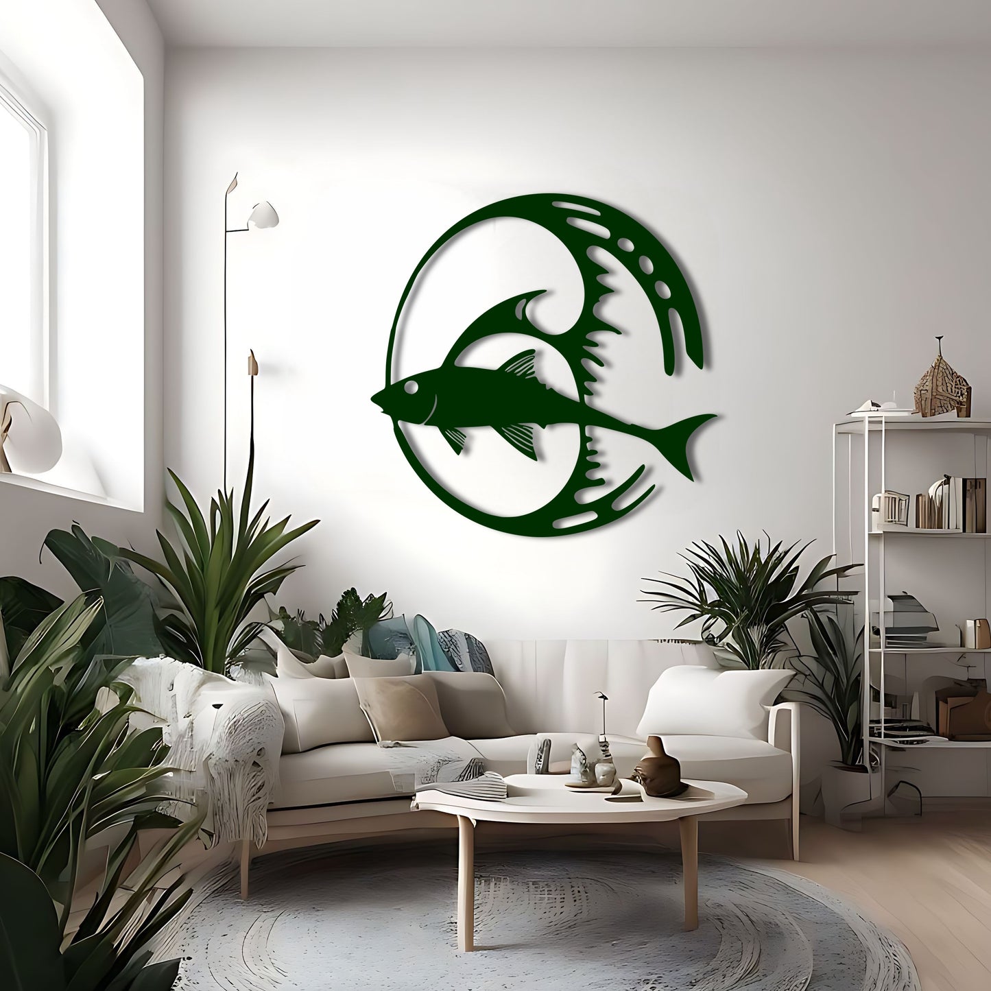 Circular Fish Wall Art