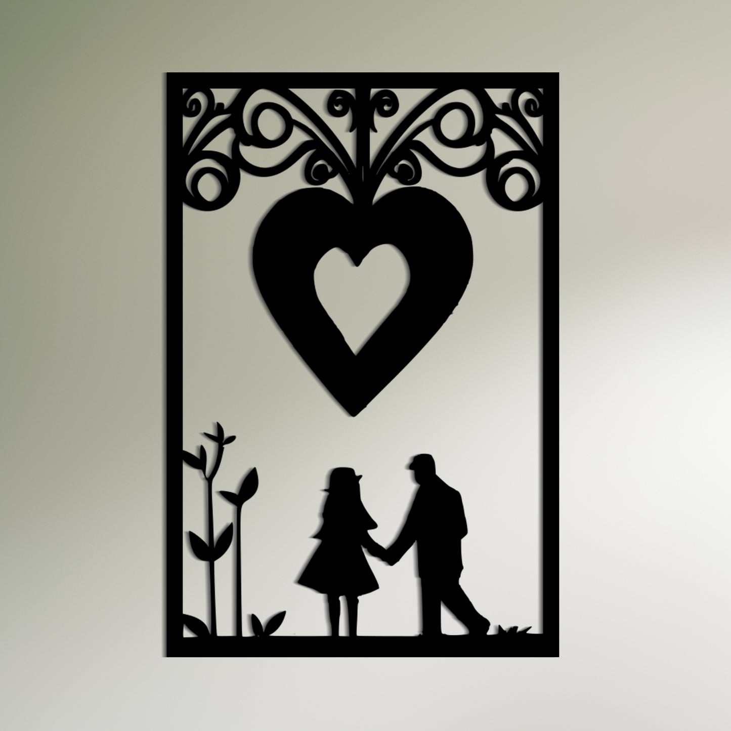 Fairy-tale Silhouette of Couple