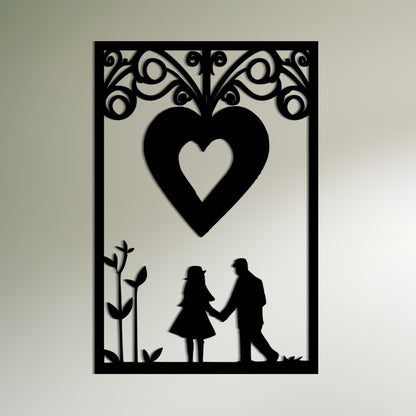 Fairy-tale Silhouette of Couple