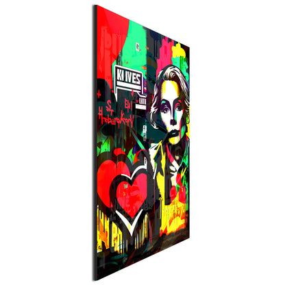 ハートフル グレイス: サンドラ シェブリエにインスピレーションを得たポップアート ポスター