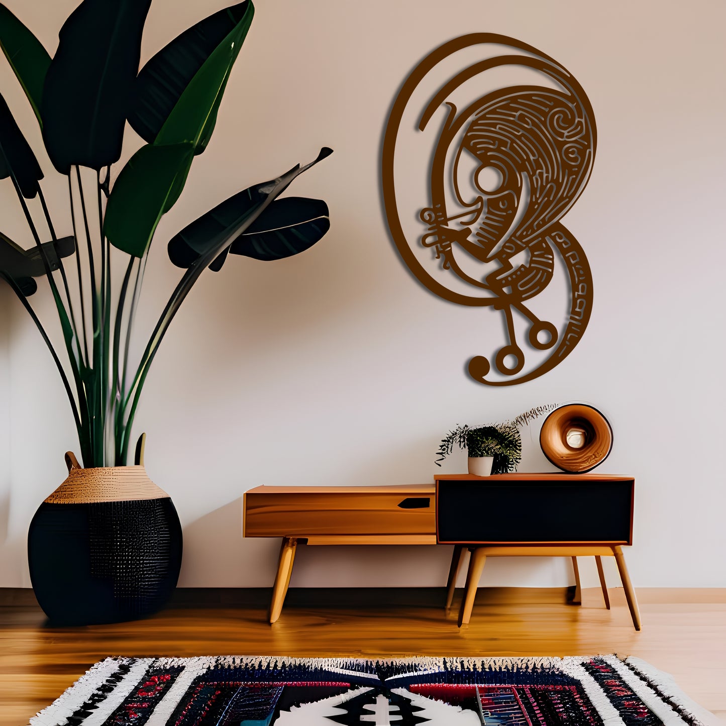 Kokopelli Tribal Flute Player Wall Decor