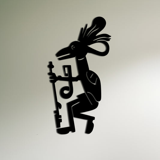 Kokopelli with Musical Note Wall Decor