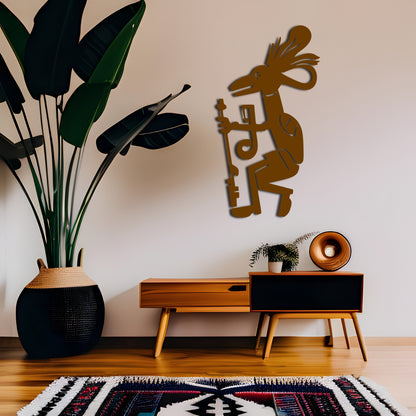 Kokopelli with Musical Note Wall Decor