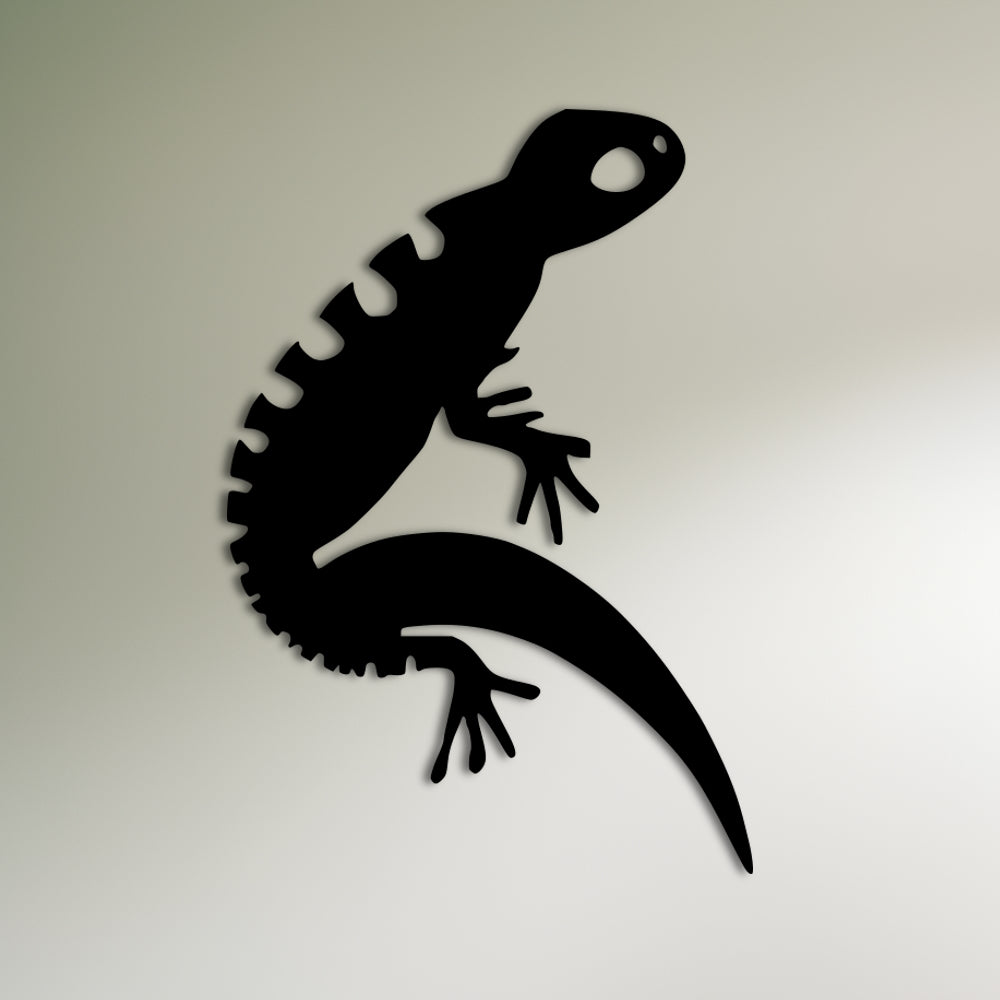 Lizard the Goalkeeper Metal Wall Art