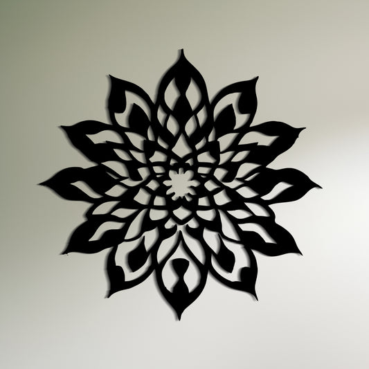 Samsara Flower Metal Wall Art