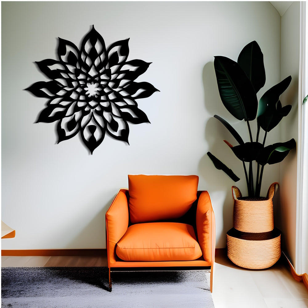 Samsara Flower Metal Wall Art