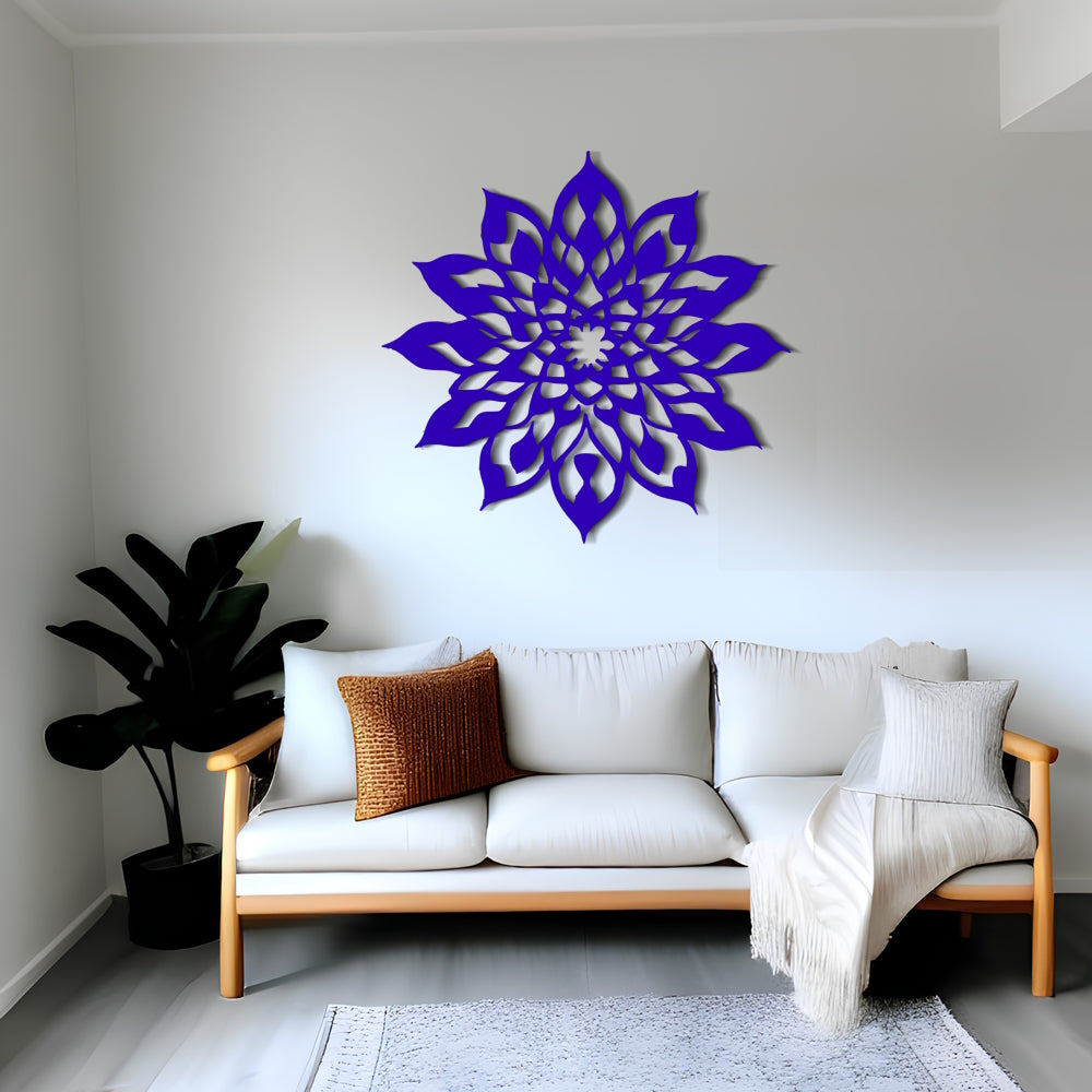 Samsara Flower Metal Wall Art