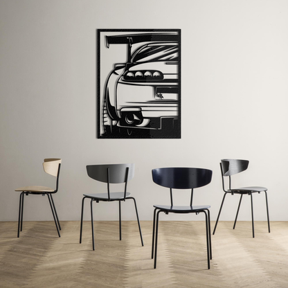 Toyota Supra Metal Wall Art