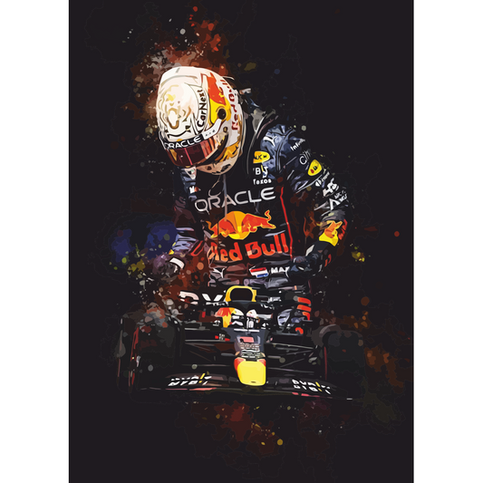 F1 Red Bull Metallplakat