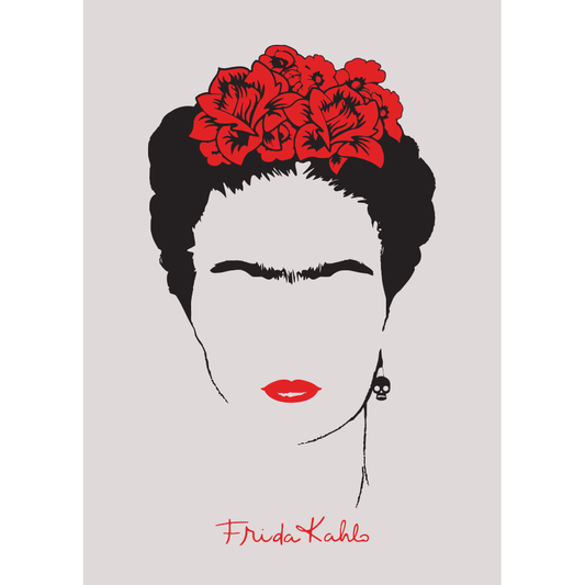 Affiche en métal Frida Kahlo