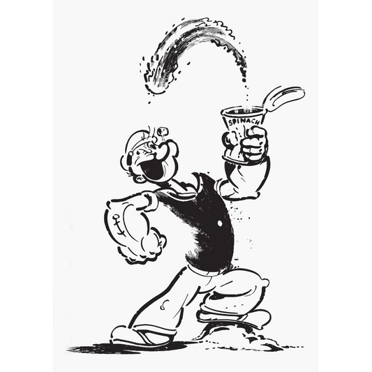 Affiche Vintage Popeye Sailor Man en métal