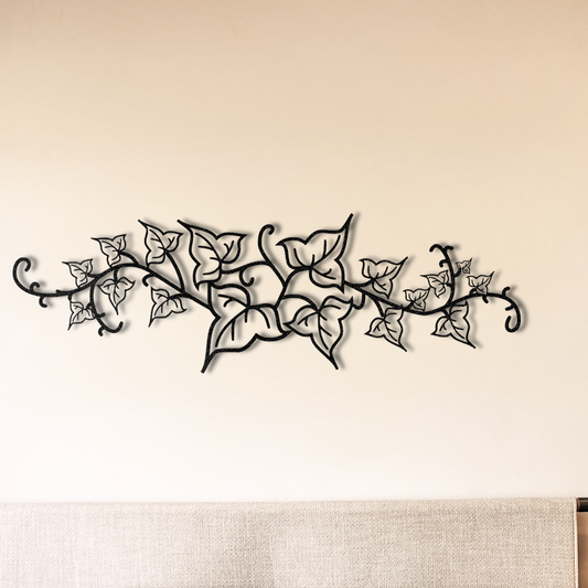 Efeu-Blatt-Metall-Wand-Kunst