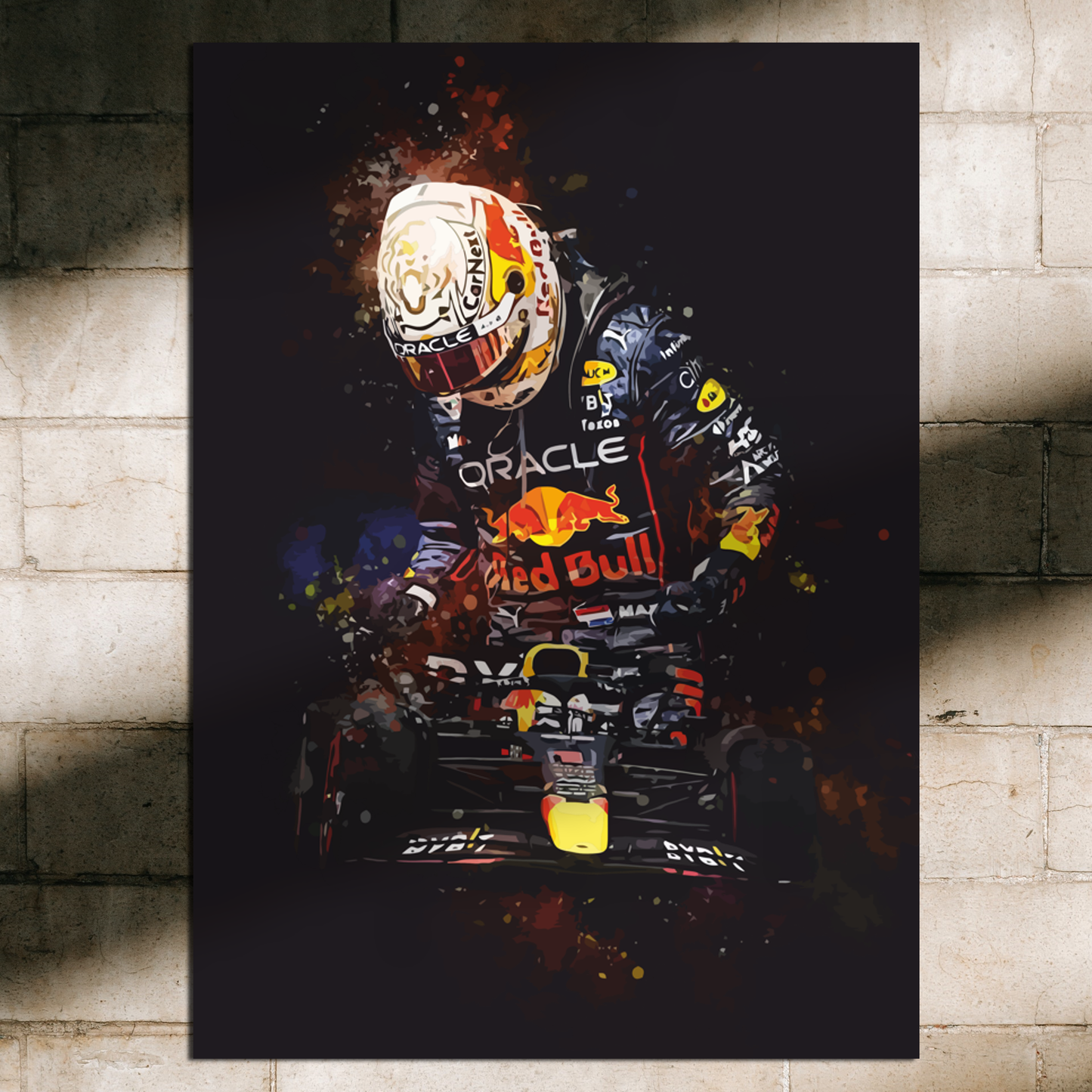 F1 Red Bull Metal Poster