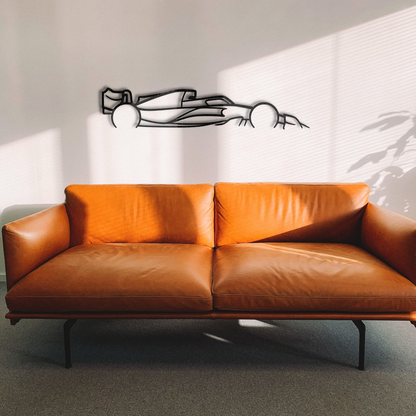 Déco murale en métal Formula One 2022 F1 Silhouette