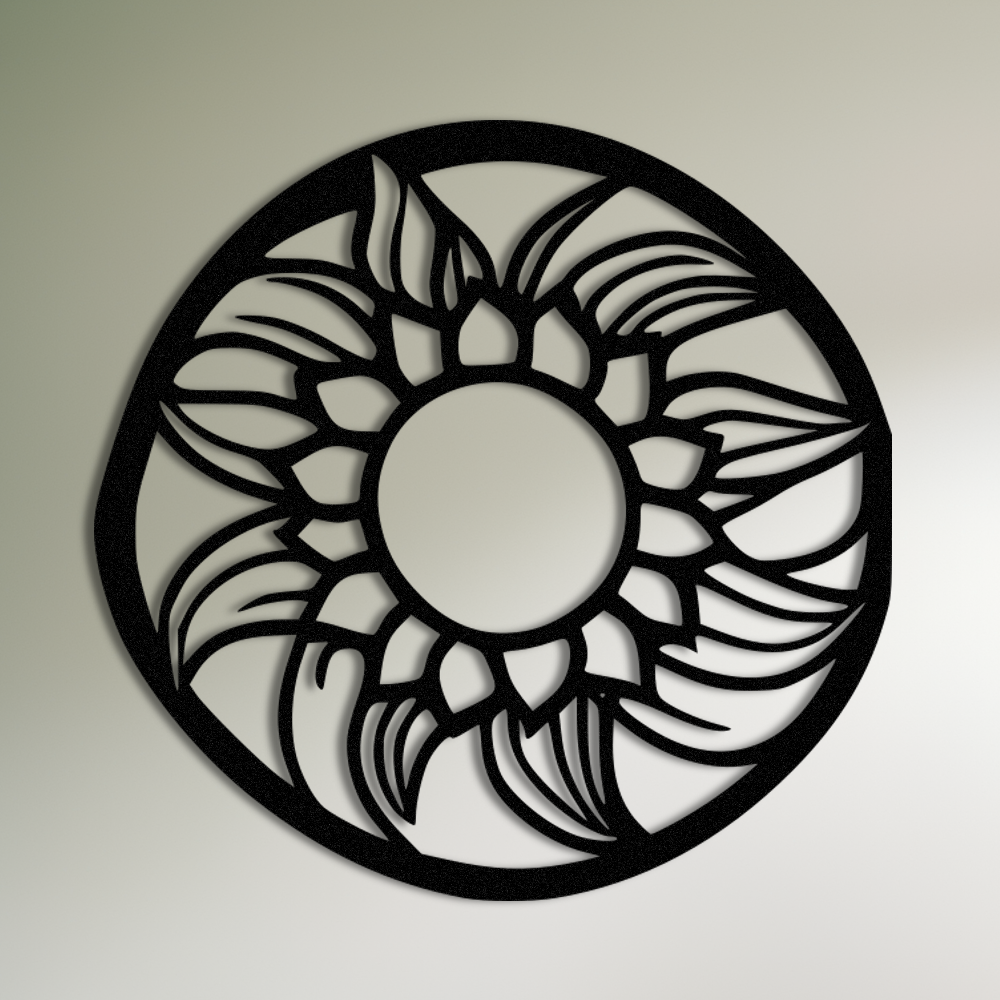 Sunflower Metal Wall Art